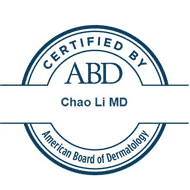 Certified by the American Board of Dermatology